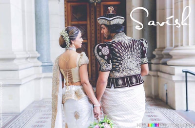 Sri Lankan Kandyan Bride and Groom