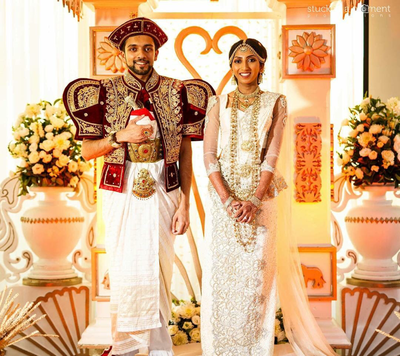 Kandyan Nilame outfit, Kandyan bridal jewellery
